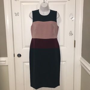Ann Taylor Color Block  Dress Free Shipping